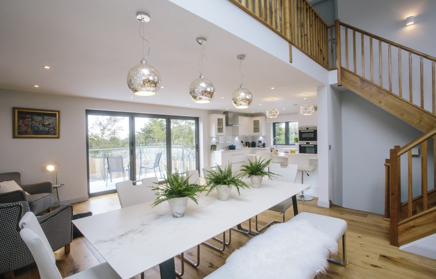 Dining room at Appleby, a self-catering holiday cottage near Polzeath, North Cornwall