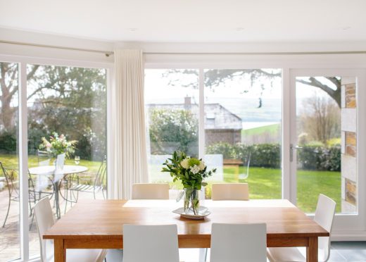 Dining room at Badger Cottage, a self-catering holiday home in Rock, North Cornwall