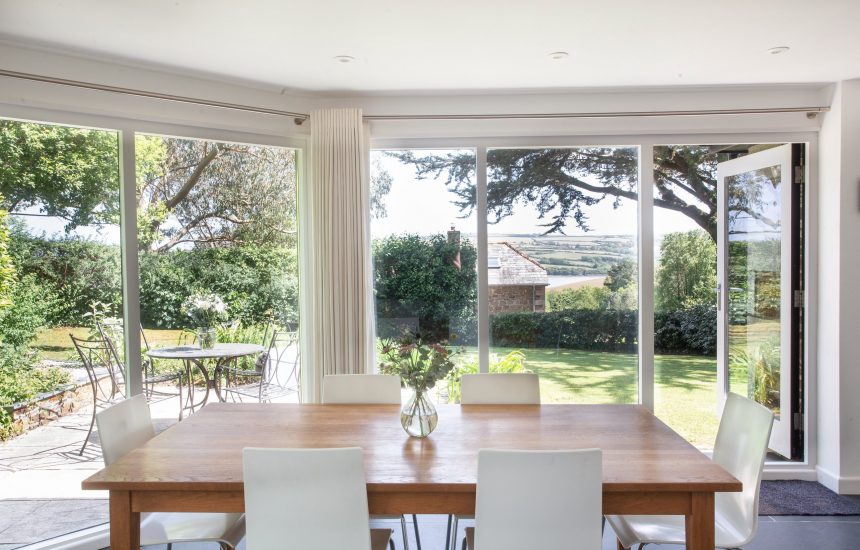 Dining room at Badger Cottage, a self-catering holiday home in Rock, North Cornwall