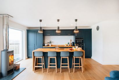 Kitchen at Brickwood, a self-catering holiday home in Rock, North Cornwall