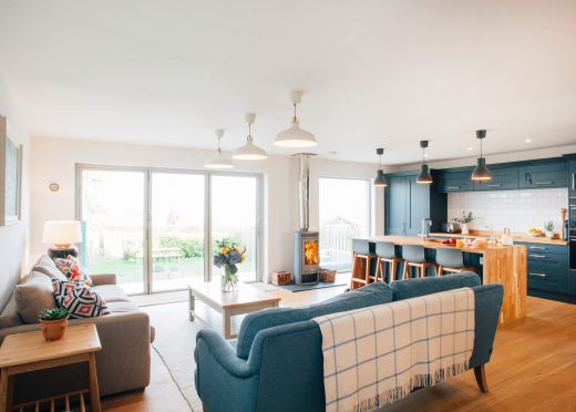 Living spaces at Brickwood, a self-catering holiday home in Rock, North Cornwall