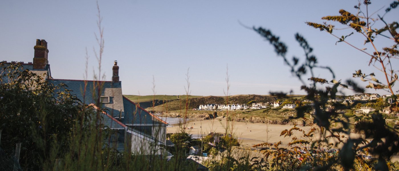 View from Ivy Cottage, a self-catering holiday home in Polzeath, North Cornwall