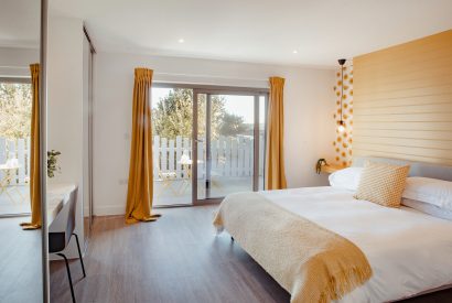 Master bedroom at Lowena, a self-catering holiday home in Polzeath, North Cornwall