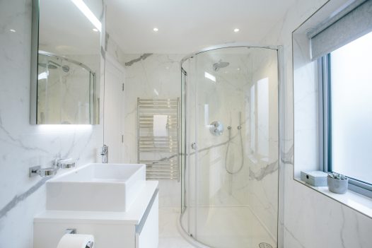 Bathroom at Parker's Place, a self-catering property in Polzeath, North Cornwall