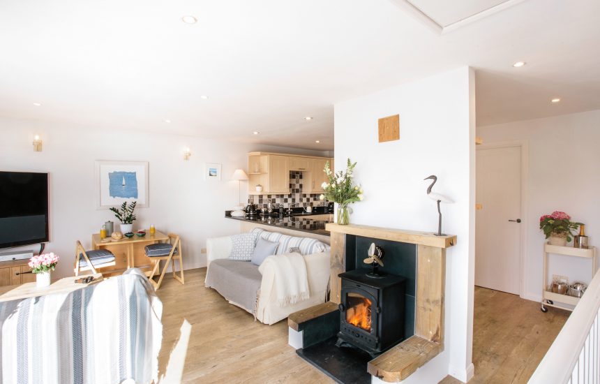 Lounge at Pebble Rock, a self-catering holiday home in Rock, North Cornwall