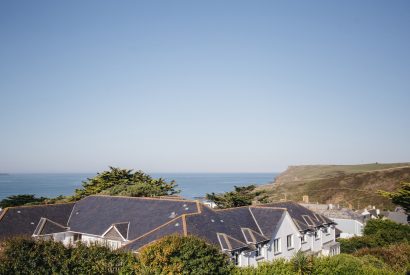 View from The Penthouse, a luxury apartment in New Polzeath, North Cornwall