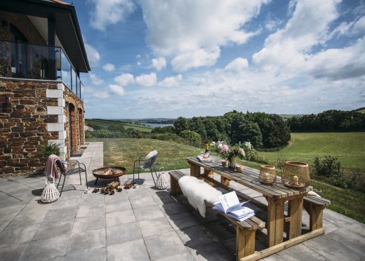 The exterior of the Woodshed, a self-catering holiday cottage near Rock, North Cornwall