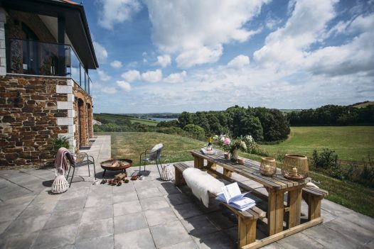 The exterior of the Woodshed, a self-catering holiday cottage near Rock, North Cornwall