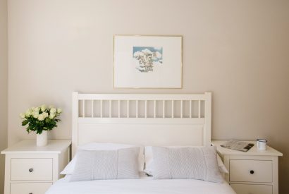 Bedroom one (master) at Cothelstone, a self-catering holiday home in Polzeath, North Cornwall