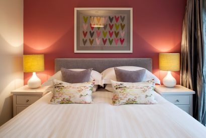 Bedroom one (master) at Hawkers, a self-catering holiday cottage in Rock, North Cornwall