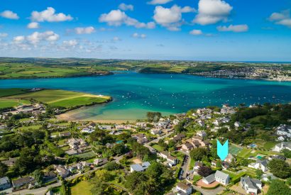 Aerial view of Rock, North Cornwall