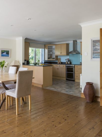 Kitchen, dining area at Meadowside, a self-catering holiday home in Rock, North Cornwall