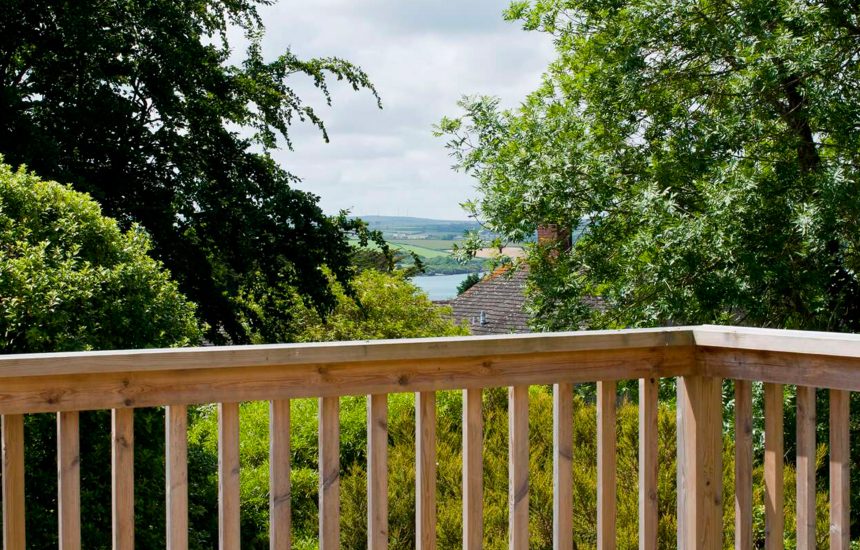 Sun deck at Meadowside, a self-catering holiday property in Rock, North Cornwall