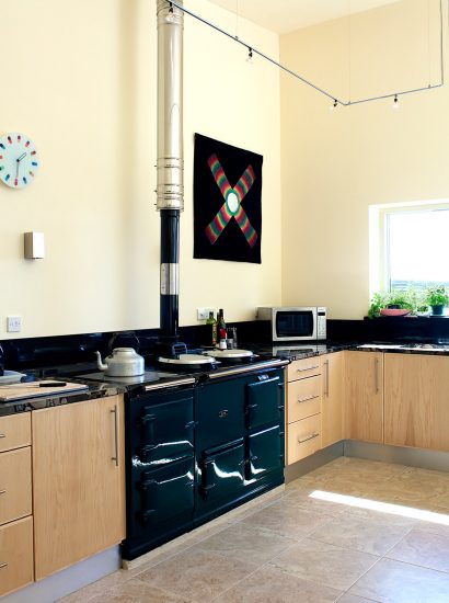 Kitchen at Radoon, a self-catering holiday home in Rock, North Cornwall