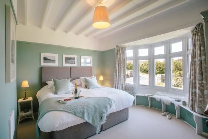 Master bedroom at Upper Pen-y-Bryn, a self-catering holiday cottage in Daymer Bay, North Cornwall